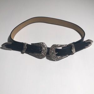 UO Double Buckled Belt